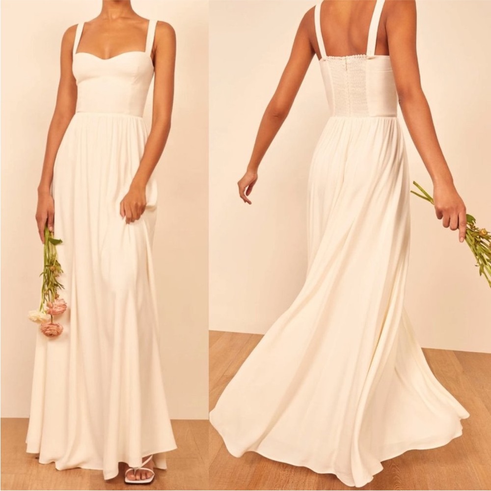 Reformation Hollyhock in Ivory - Picture 7 of 11